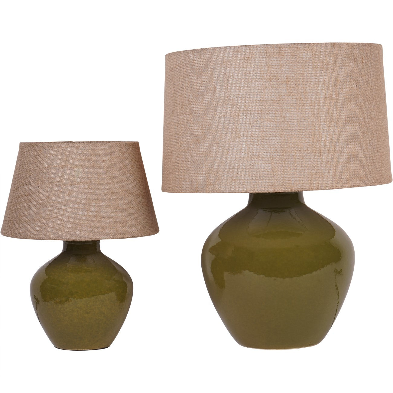 Aubrey Green Ceramic Table Lamp | Large - CLEARANCE